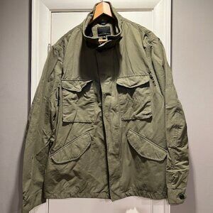 Banana Republic Men's 3/4 length Olive Green Jacket, XL